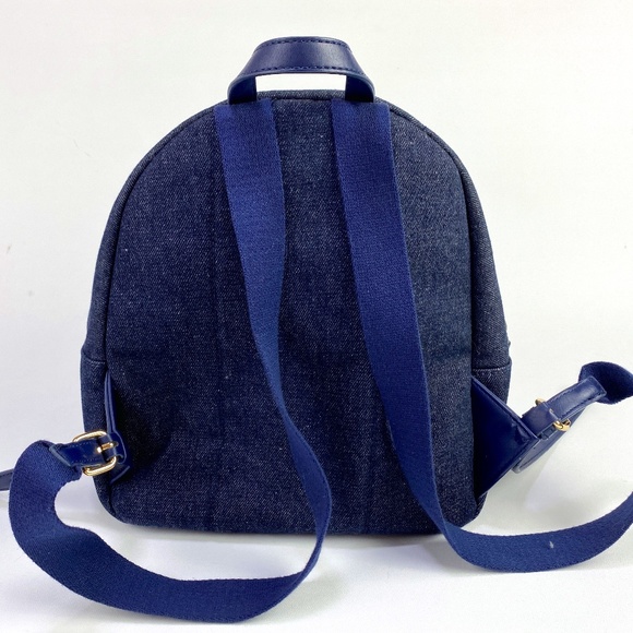 Tommy Hilfiger Demin Synthetic Leather Mini Backpack Blue main image 6